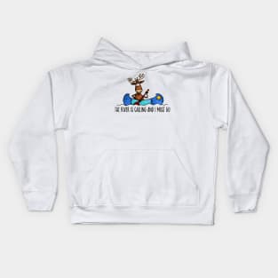 The River is Calling and I must Go Kids Hoodie